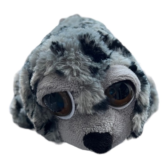 The Petting Zoo Harbor Seal Stuffed Animal Gray‎ 14” Mom Realistic - Picture 1 of 8